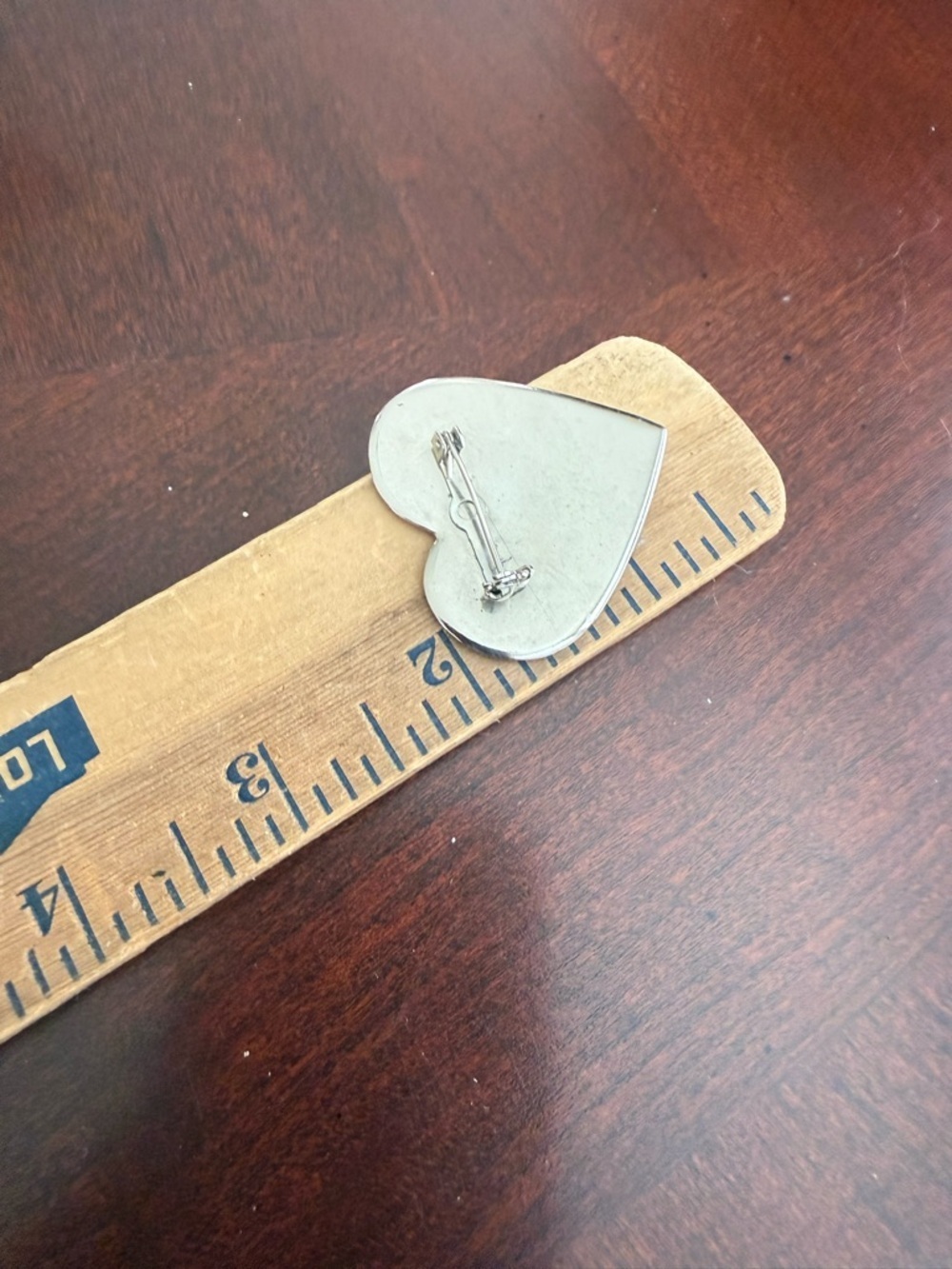 Vintage Heart Brooch - Picture 2 of 2